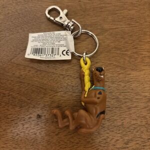 Vintage 1998 Scooby-Doo Swinging Keychain Applause Hanna-Barbera PVC Figure